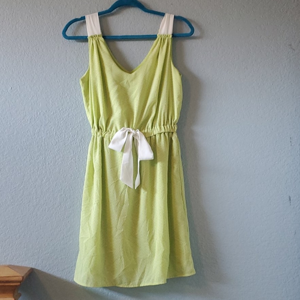 Light green sun dress